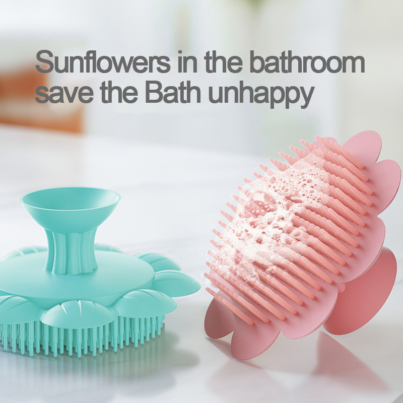 Baby Products Hair - Baby Care Silicone Bath Brush Kids