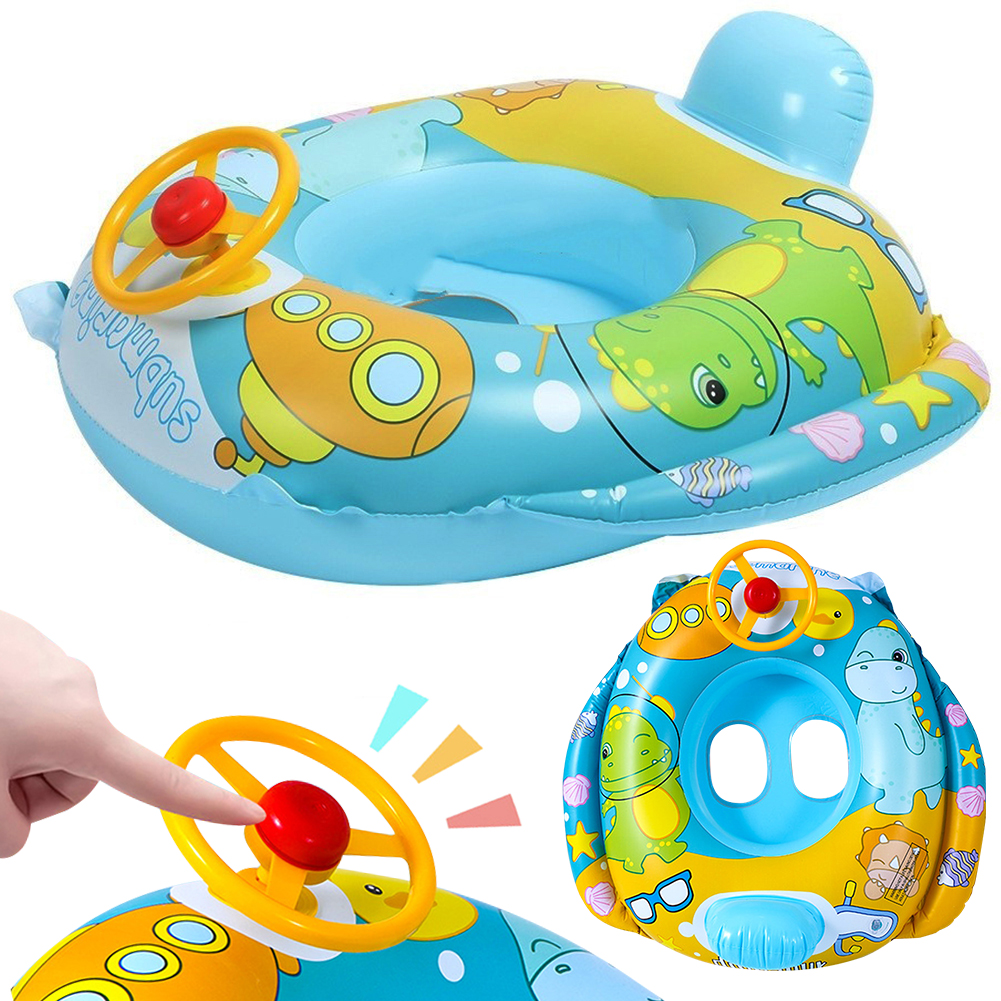 Baby Swimming Floater - Children Inflatable Swimming Ring with Seat