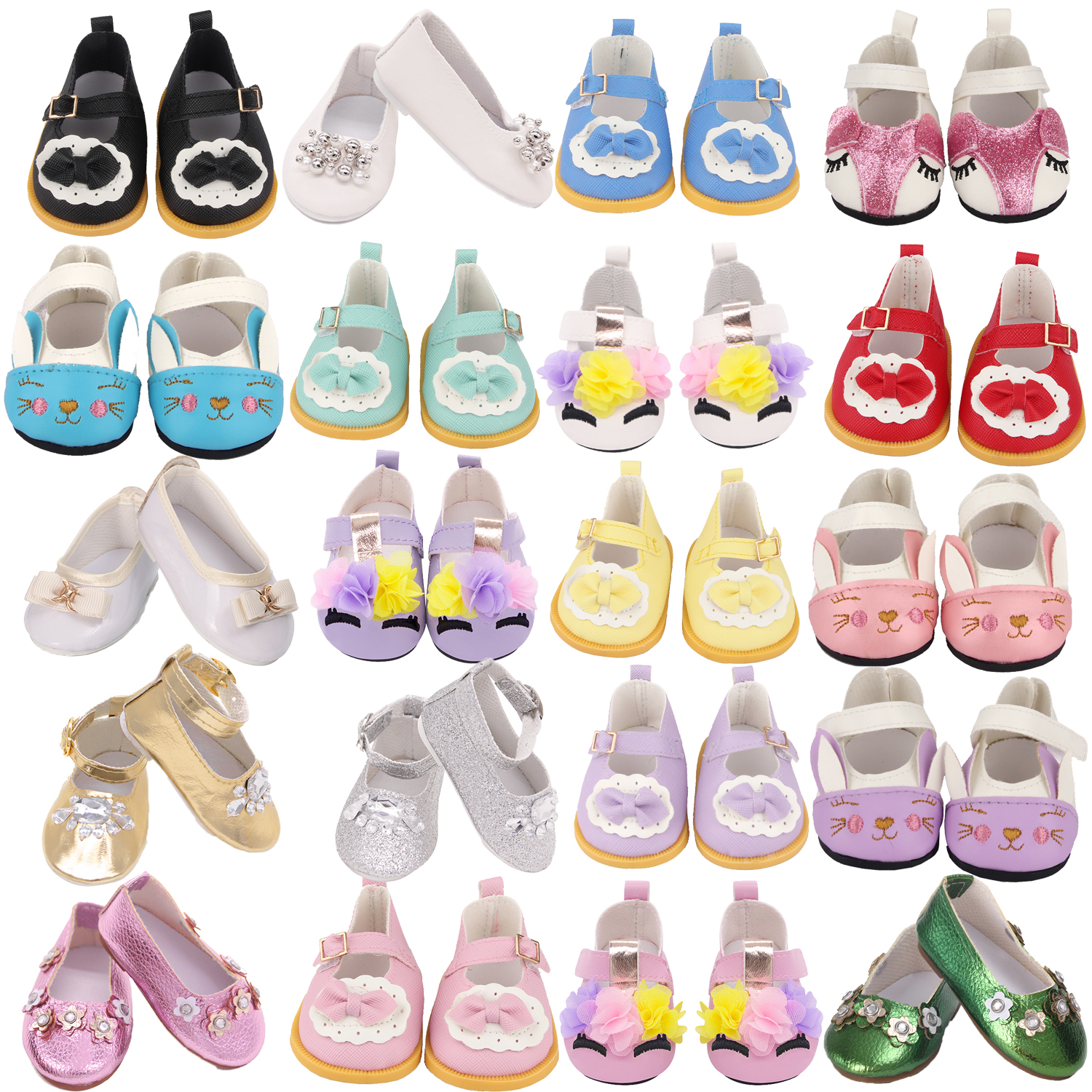 Baby Products Resale - 7cm Exquisite Bow Flowerl Doll Shoes