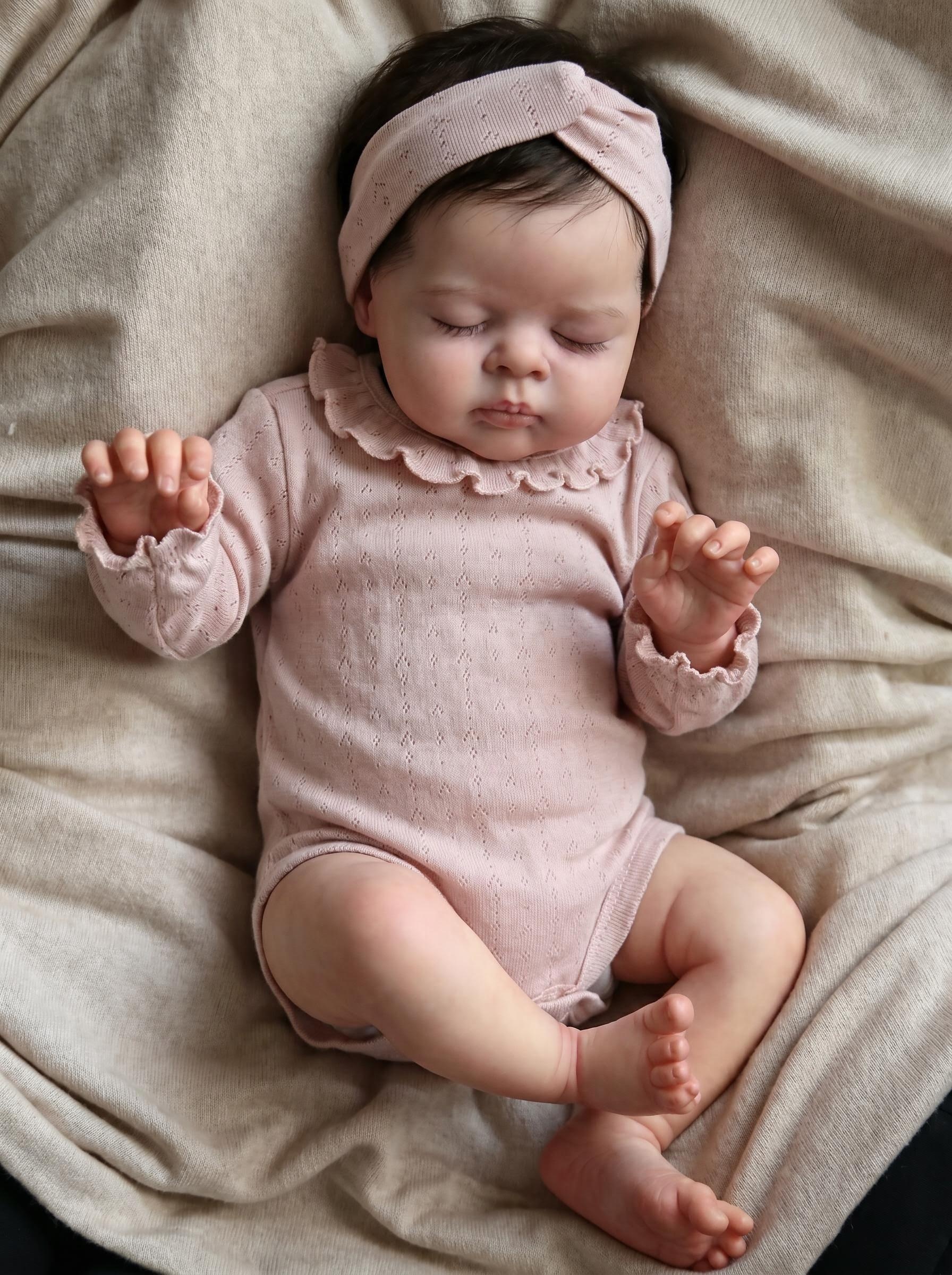 Baby Products Hair - NPK 19inch Esenia Reborn Baby Doll