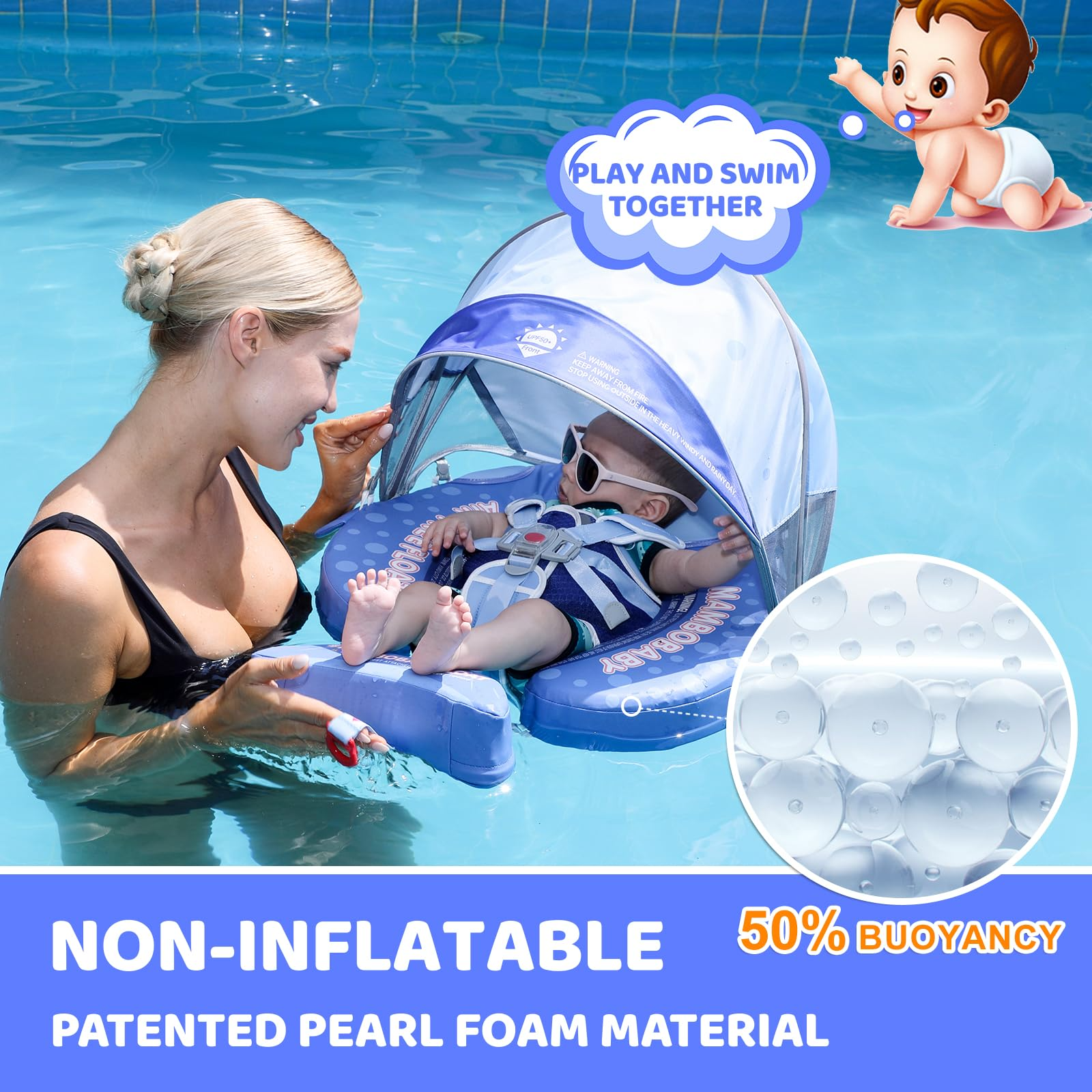 Mambobaby Float Swimming Train - Baby Swimming Floater review and price