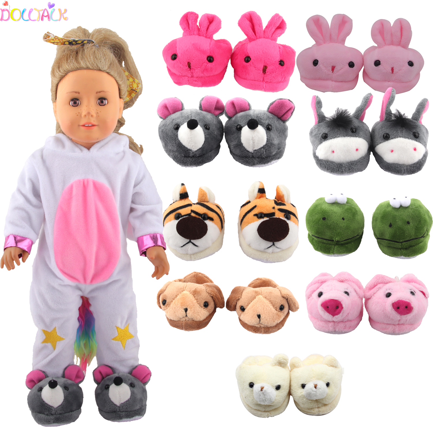 Doll Shoes 7cm Cute Frog, Tige - Baby Products Resale review and price