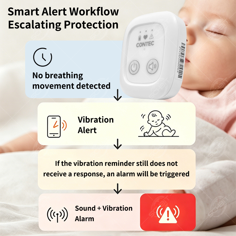 Baby Breathing Monitor with Vi - Baby Monitor Sensor review and price