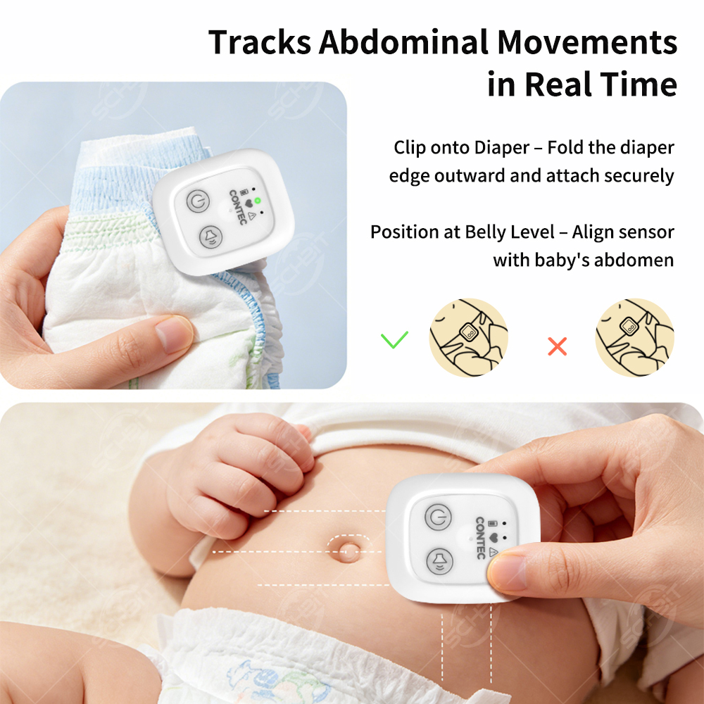 Baby Breathing Monitor with Vi - Baby Monitor Sensor review and price