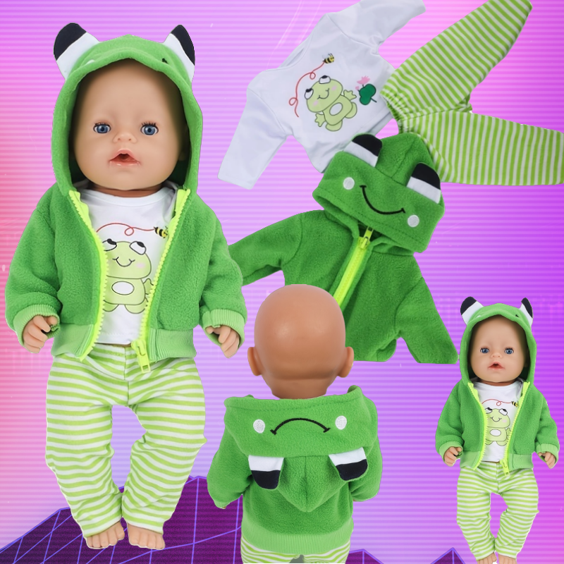 Cute Frog Suit for 38-40cm Nen - Baby Products Resale review and price