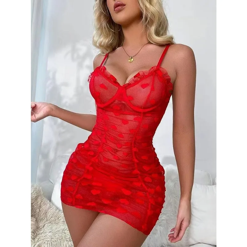 Sexy Lace Pajamas See-through  - Baby Products Shop review and price