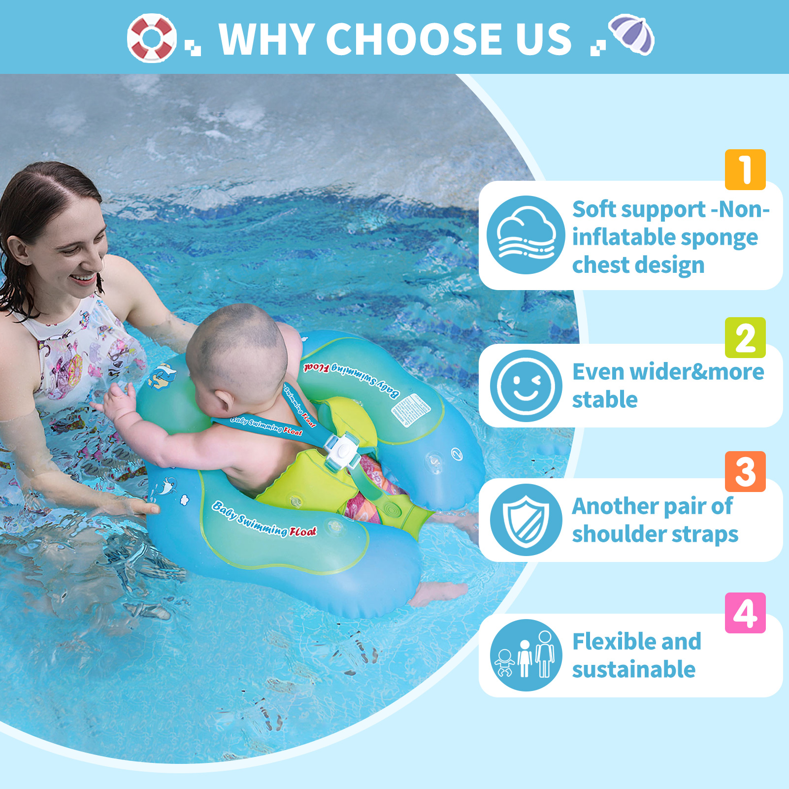 Swimbobo Baby Float Upgrades w - Baby Swimming Floater review and price