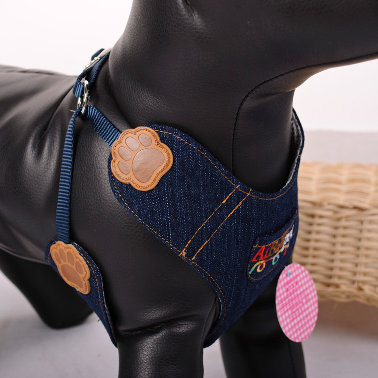 Denim Blue Paw Pet Harness Ves - Baby Products On Sale review and price