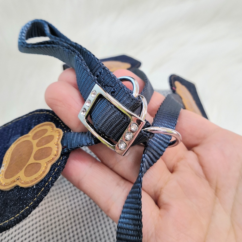 Denim Blue Paw Pet Harness Ves - Baby Products On Sale review and price