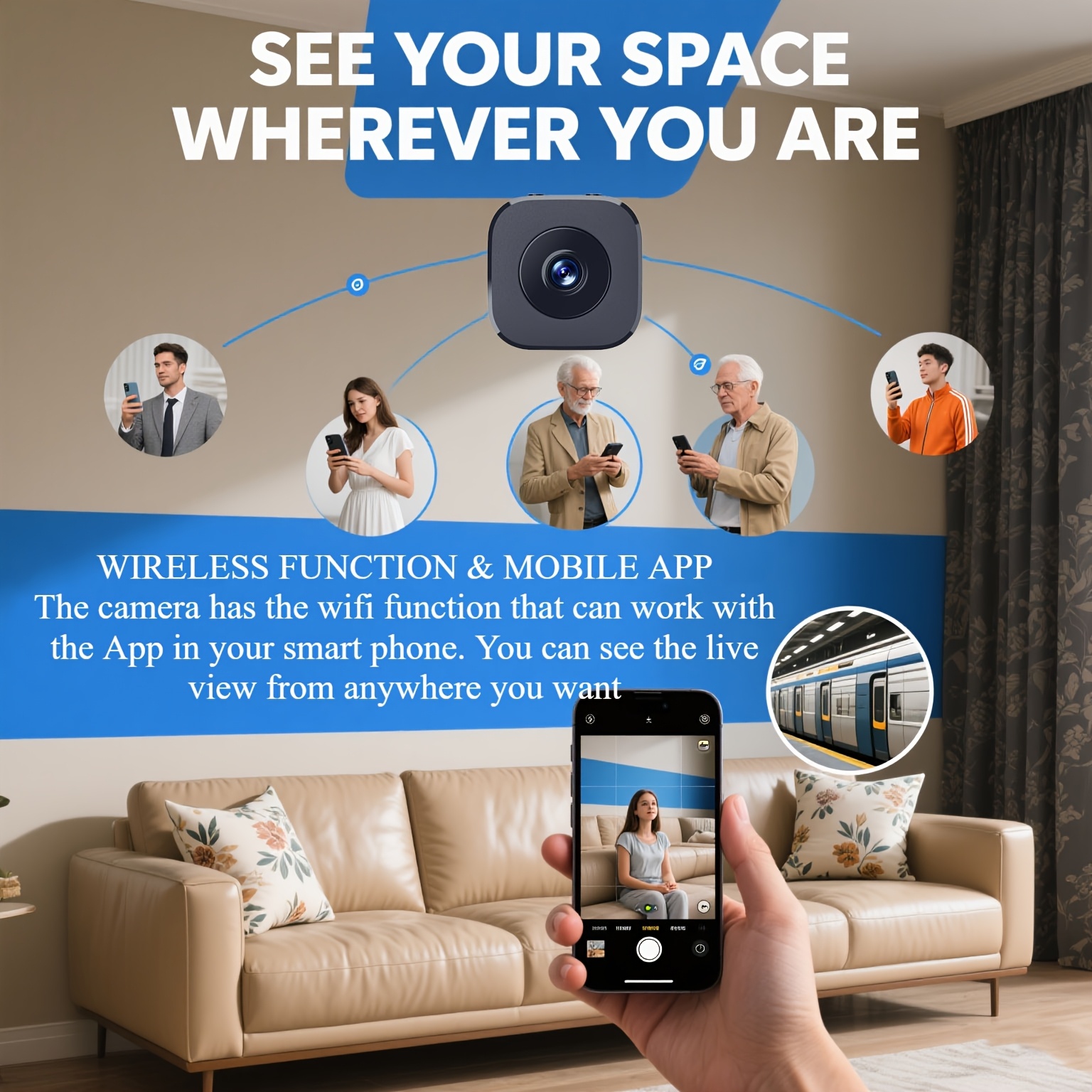 1080P HD Mini WiFi Camera Indo - Baby Monitor Sensor review and price