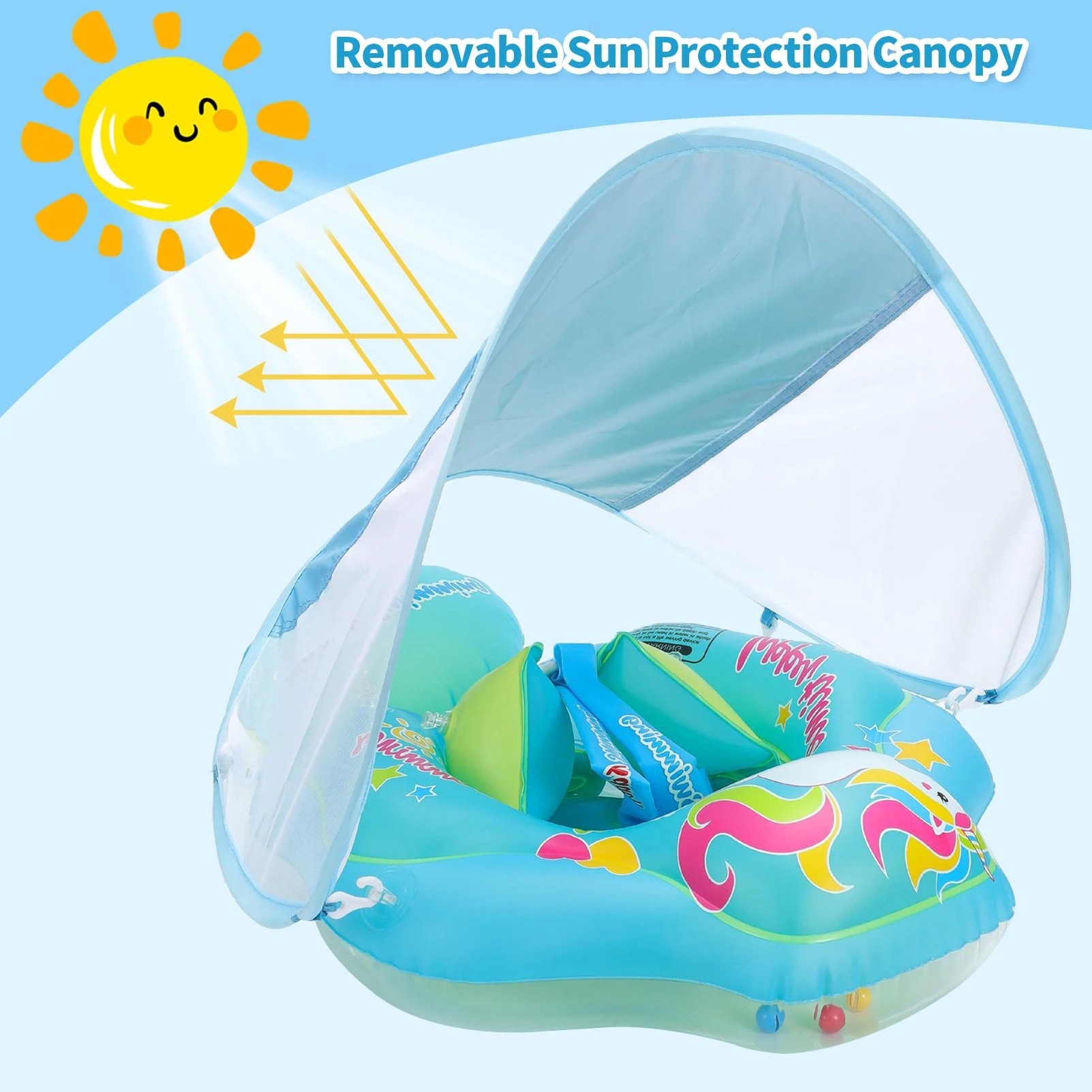 Baby Swimming Ring Inflatable  - Baby Swimming Floater review and price